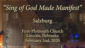 Free download Sing of God Made Manifest ,Salzburg , recorded 02-02-20 video and edit with RedcoolMedia movie maker MovieStudio video editor online and AudioStudio audio editor onlin