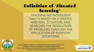 Free download Situated Learning video and edit with RedcoolMedia movie maker MovieStudio video editor online and AudioStudio audio editor onlin