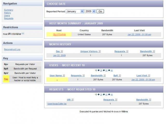 Download web tool or web app Skeith mod_log_sql Analyzer