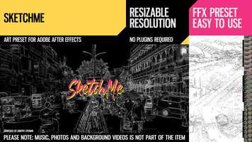 Free download SketchMe (FFX Preset for AE) video and edit with RedcoolMedia movie maker MovieStudio video editor online and AudioStudio audio editor onlin