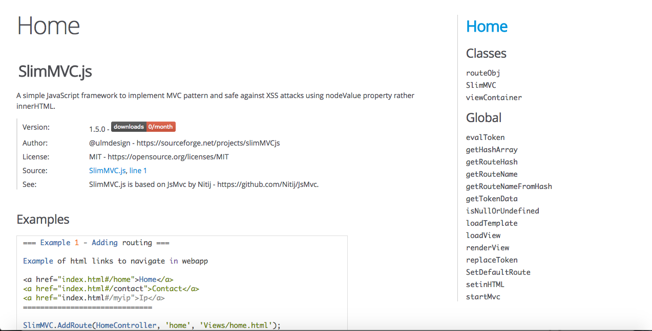 Download web tool or web app SlimMVC.js Download web tool or web app SlimMVC.js