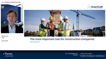 Free download SmartCraft  Pareto Securities Nordic TechSaaS Conference 2021 video and edit with RedcoolMedia movie maker MovieStudio video editor online and AudioStudio audio editor onlin