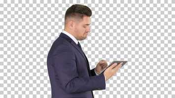 Free download Smart senior businessman using a technology tablet, Alpha Channel | Stock Footage - Videohive video and edit with RedcoolMedia movie maker MovieStudio video editor online and AudioStudio audio editor onlin