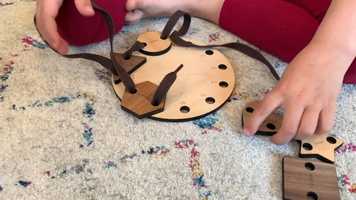 Free download Smiling Tree Toys Lacing and Tracing Toy video and edit with RedcoolMedia movie maker MovieStudio video editor online and AudioStudio audio editor onlin