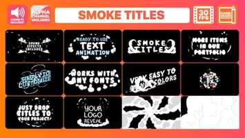 Free download Smoke Titles for After Effects | After Effects Project Files - Videohive template video and edit with RedcoolMedia movie maker MovieStudio video editor online and AudioStudio audio editor onlin