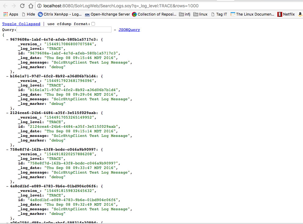 Download web tool or web app SolrLog4j
