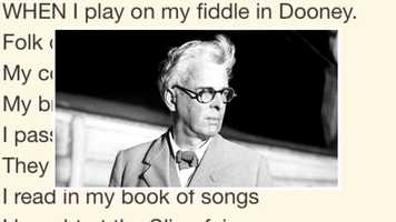 Free download Song by William Butler Yeats - The Fiddler of Dooney video and edit with RedcoolMedia movie maker MovieStudio video editor online and AudioStudio audio editor onlin