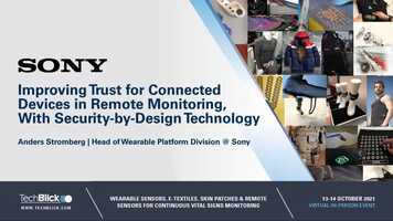 Free download Sony | Improving trust for connected devices in remote monitoring, with security-by-design technology | 13 Oct 2021 | 5 min video and edit with RedcoolMedia movie maker MovieStudio video editor online and AudioStudio audio editor onlin