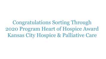 Free download Sorting Through, a Grief Program of Kansas City Hospice video and edit with RedcoolMedia movie maker MovieStudio video editor online and AudioStudio audio editor onlin