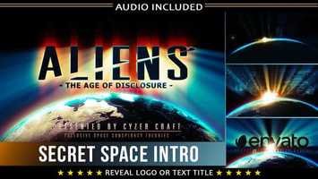Free download Space Intro - Alien Sci-fi Secrets Logo | After Effects Template video and edit with RedcoolMedia movie maker MovieStudio video editor online and AudioStudio audio editor onlin