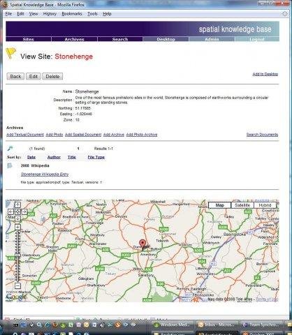 Download web tool or web app Spatial Knowledge Base