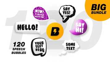 Free download Speech Bubbles (120) | After Effects Project Files - Videohive template video and edit with RedcoolMedia movie maker MovieStudio video editor online and AudioStudio audio editor onlin