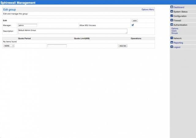 Download web tool or web app Sphirewall