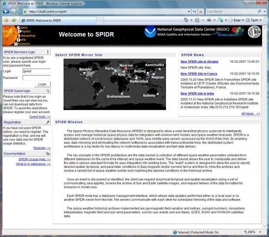 Download web tool or web app SPIDR
