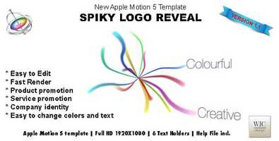 Free download Spiky Logo Reveal | Apple Motion Files video and edit with RedcoolMedia movie maker MovieStudio video editor online and AudioStudio audio editor onlin