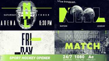 Free download Sport Hockey Opener video and edit with RedcoolMedia movie maker MovieStudio video editor online and AudioStudio audio editor onlin