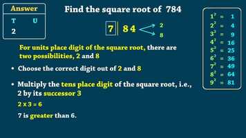 Free download Square Root Tricks _ #aumsum #kids #science #education #children.mp4 video and edit with RedcoolMedia movie maker MovieStudio video editor online and AudioStudio audio editor onlin
