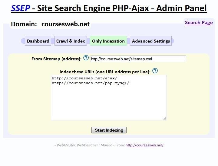 Download web tool or web app SSEP - Site Search Engine PHP-Ajax Download web tool or web app SSEP - Site Search Engine PHP-Ajax