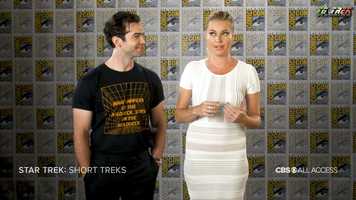 Free download Star Trek: Short Treks - Ethan Peck (Spock) e Rebecca Romijn (Numero Uno) commentano il loro ritorno in scena video and edit with RedcoolMedia movie maker MovieStudio video editor online and AudioStudio audio editor onlin