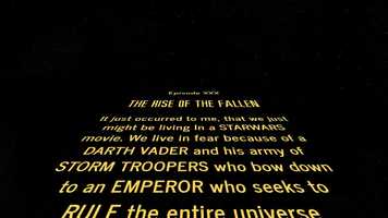 Free download STARWARS CRAWL video and edit with RedcoolMedia movie maker MovieStudio video editor online and AudioStudio audio editor onlin