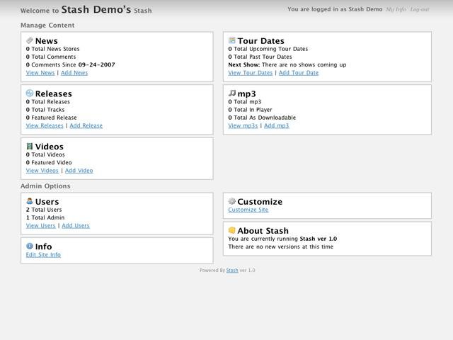 Download web tool or web app Stash CMS