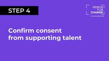 Free download Step 4: Confirm Consent from Supporting Talent video and edit with RedcoolMedia movie maker MovieStudio video editor online and AudioStudio audio editor onlin