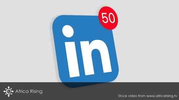 Free download Stock video animation of LinkedIn social media website logo app icon popup notification message video and edit with RedcoolMedia movie maker MovieStudio video editor online and AudioStudio audio editor onlin