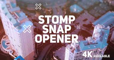 Free download Stomp Snap Opener | After Effects Project - Envato elements video and edit with RedcoolMedia movie maker MovieStudio video editor online and AudioStudio audio editor onlin