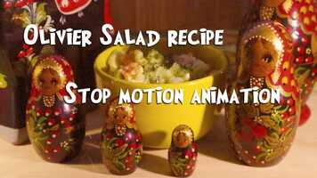 Free download Stop motion animation cooking Olivier (Russian potato salad) video and edit with RedcoolMedia movie maker MovieStudio video editor online and AudioStudio audio editor onlin