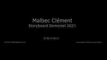 Free download Storyboard Demoreel 2021 - MALBEC Clement video and edit with RedcoolMedia movie maker MovieStudio video editor online and AudioStudio audio editor onlin