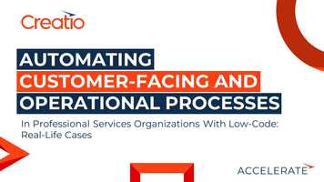 Free download Streamlining Processes in Professional Services Organizations With Low-code: Real-Life Cases video and edit with RedcoolMedia movie maker MovieStudio video editor online and AudioStudio audio editor onlin