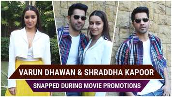 Free download Street Dancer 3D co stars Varun Dhawan and Shraddha Kapoor spotted as they promote the film in style video and edit with RedcoolMedia movie maker MovieStudio video editor online and AudioStudio audio editor onlin