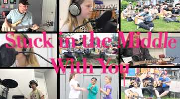 Free download Stuck in the Middle With You video and edit with RedcoolMedia movie maker MovieStudio video editor online and AudioStudio audio editor onlin