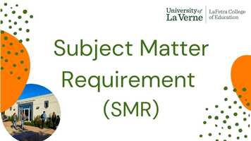 Free download Subject Matter Requirements (SMR) Information video and edit with RedcoolMedia movie maker MovieStudio video editor online and AudioStudio audio editor onlin