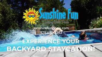 Free download Sunshine Fun Pools, Backyard Staycation video and edit with RedcoolMedia movie maker MovieStudio video editor online and AudioStudio audio editor onlin