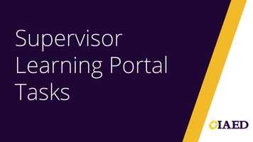 Free download Supervisor Learning Portal Tasks video and edit with RedcoolMedia movie maker MovieStudio video editor online and AudioStudio audio editor onlin