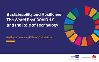 Free download Sustainability and Resilience: Highlights from a Webinar on the World Post COVID-19 and the Role of Technology video and edit with RedcoolMedia movie maker MovieStudio video editor online and AudioStudio audio editor onlin