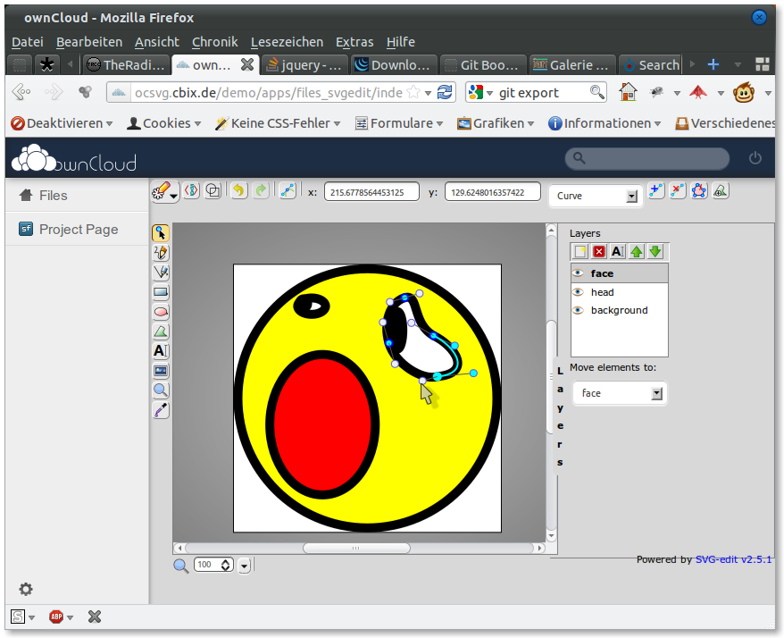 Download web tool or web app SVG editor for ownCloud Download web tool or web app SVG editor for ownCloud