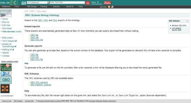 Download web tool or web app Systems Biology Ontology Download web tool or web app Systems Biology Ontology