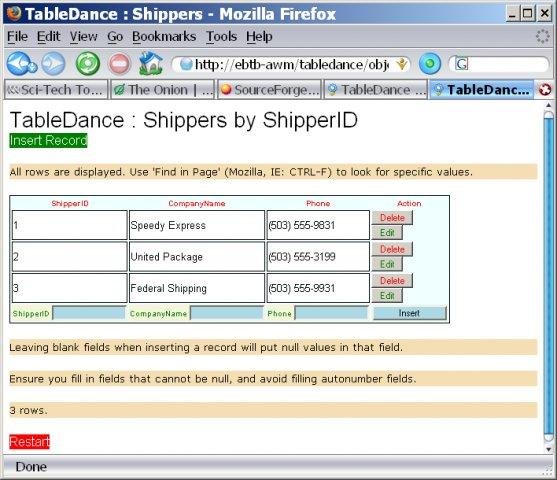Download web tool or web app TableDance Download web tool or web app TableDance