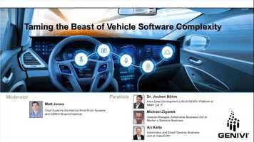 Free download Taming the beast of vehicle software complexity video and edit with RedcoolMedia movie maker MovieStudio video editor online and AudioStudio audio editor onlin