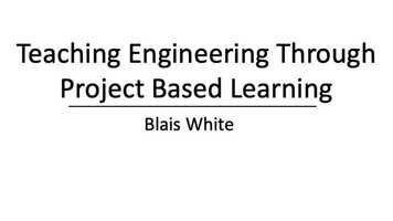 Free download Teaching Engineering Through Project Based Learning video and edit with RedcoolMedia movie maker MovieStudio video editor online and AudioStudio audio editor onlin