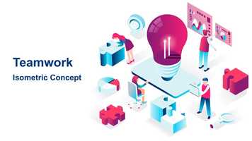 Free download Teamwork - Isometric Concept After Effects Templates video and edit with RedcoolMedia movie maker MovieStudio video editor online and AudioStudio audio editor onlin