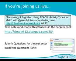 Free download Technology Integration Using TPACK Activity Types for Math video and edit with RedcoolMedia movie maker MovieStudio video editor online and AudioStudio audio editor onlin