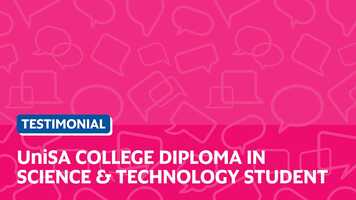 Free download Testimonial - UniSA College Diploma in Science  Technology student video and edit with RedcoolMedia movie maker MovieStudio video editor online and AudioStudio audio editor onlin