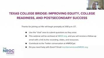 Free download Texas College Bridge: Improving Equity, College Readiness, and Postsecondary Success video and edit with RedcoolMedia movie maker MovieStudio video editor online and AudioStudio audio editor onlin