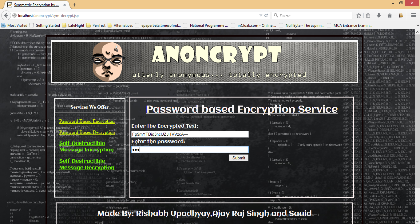 Download web tool or web app Text Encryption and Decryption Download web tool or web app Text Encryption and Decryption