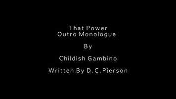 Free download That Power Monologue Storyboard By Jimmy Cacho.mov video and edit with RedcoolMedia movie maker MovieStudio video editor online and AudioStudio audio editor onlin