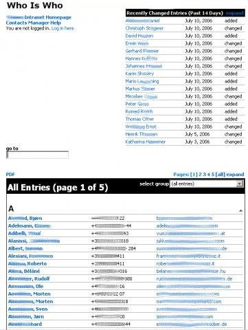 Download web tool or web app The Address Book Reloaded