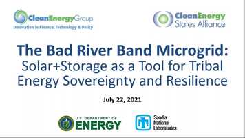 Free download The Bad River Band Microgrid: Solar+Storage as a Tool for Tribal Energy Sovereignty and Resilience (7.21.2021) video and edit with RedcoolMedia movie maker MovieStudio video editor online and AudioStudio audio editor onlin